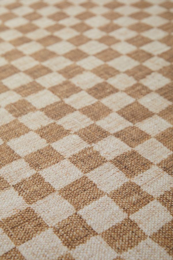 Slide View: 3: Matterly Un-Rug Micro Check Floor Mat