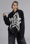 Thumbnail View 1: UO Bleached Star Zip-Up Hoodie Sweatshirt