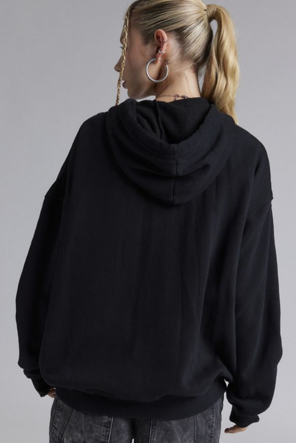 Slide View: 4: UO Bleached Star Zip-Up Hoodie Sweatshirt