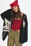 Thumbnail View 6: UO Bleached Star Zip-Up Hoodie Sweatshirt