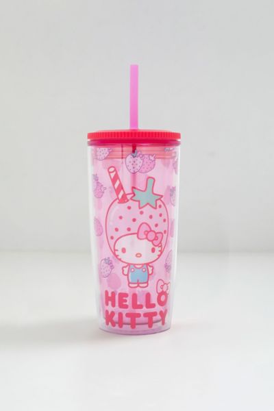 Sanrio Hello Kitty Strawberries 20oz Tumbler