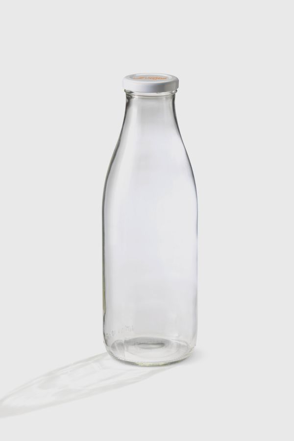 Slide View: 2: Le Parfait French Glass Milk Bottle Set