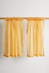 Thumbnail View 2: Crinkle Chiffon Café Curtain Set