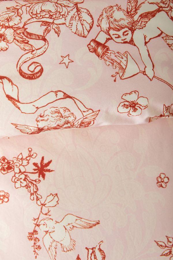 Slide View: 4: Cherub Toile Duvet Cover