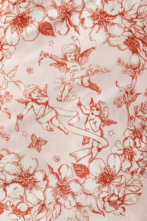 Slide View: 5: Cherub Toile Duvet Cover