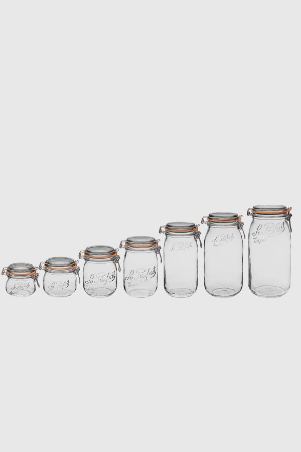 Slide View: 5: Le Parfait French Glass Super Jar Set