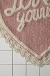 Thumbnail View 4: Love Yourself Heart Shape Tufted Bath Mat