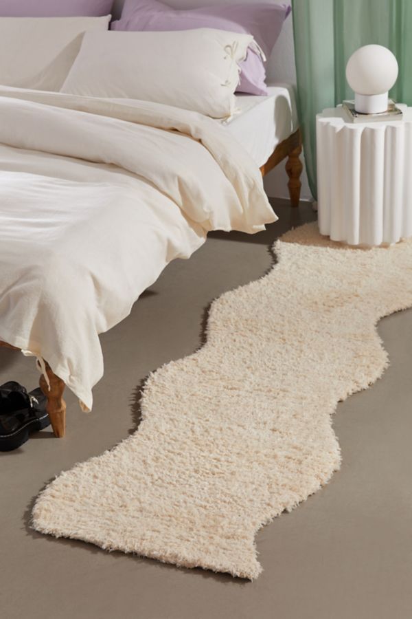 Slide View: 1: Wave Shag Runner Rug