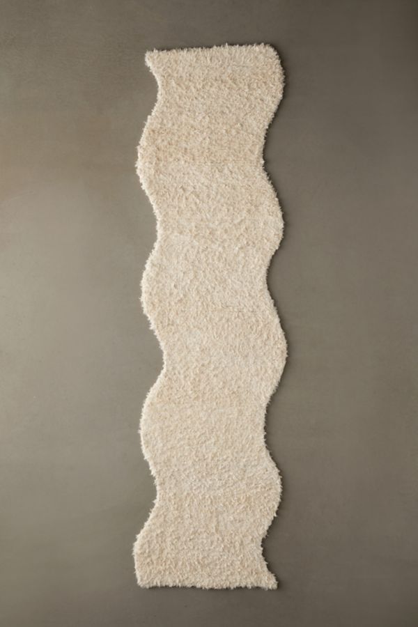 Slide View: 2: Wave Shag Runner Rug