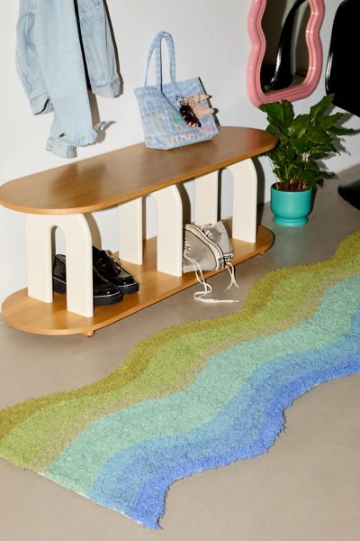 Wave Shag Runner Rug