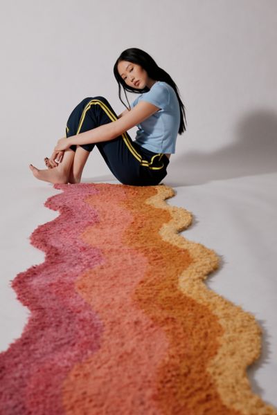 Wave Shag Runner Rug