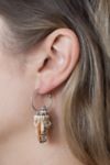 Thumbnail View 2: Soft Blonde Pierced Blush Shell Earrings