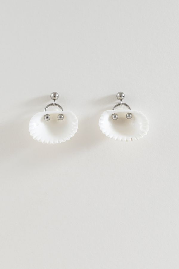 Slide View: 2: Soft Blonde Pierced Ark Earrings