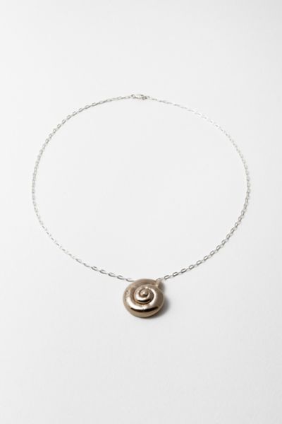 Soft Blonde Spiral Necklace