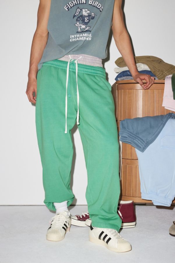 Slide View: 1: BDG Bonfire Solid Straight Leg Sweatpant