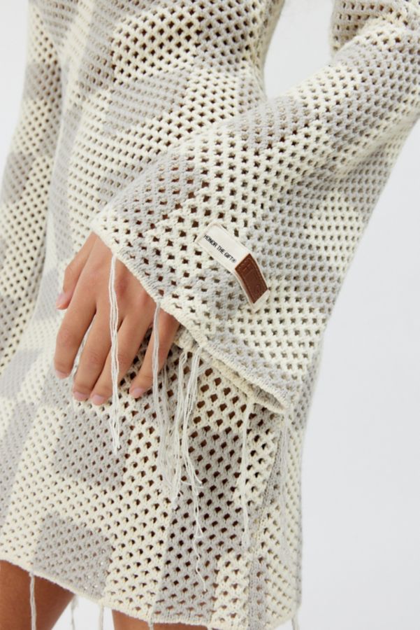 Slide View: 4: Honor The Gift Crochet Mini Dress