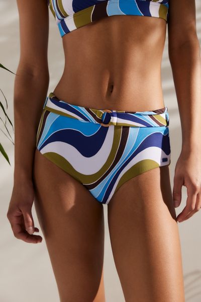 Roxy X Out From Under Quiver Boyshort Bikini Bottom