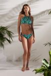 Thumbnail View 2: Roxy X Out From Under Twin Fin Cropped Halter Bikini Top