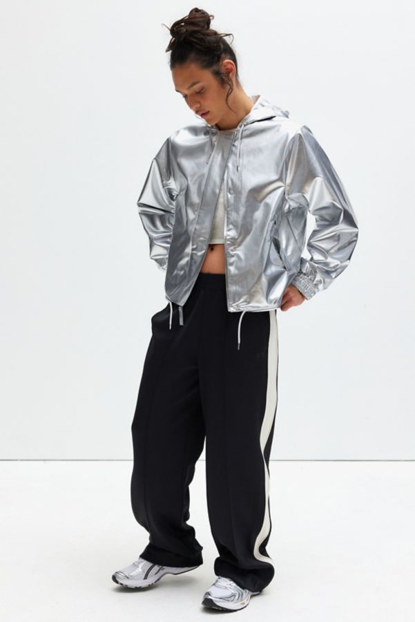 Slide View: 4: RAINS Cropped String Waterproof Rain Jacket