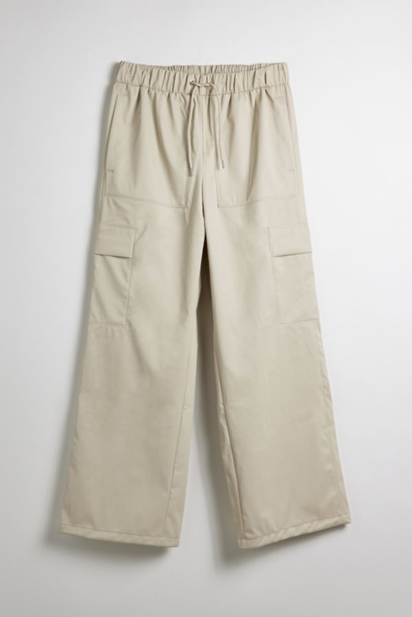 Slide View: 2: RAINS Wide Leg Cargo Rain Pant