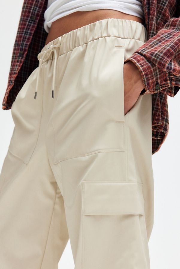 Slide View: 5: RAINS Wide Leg Cargo Rain Pant