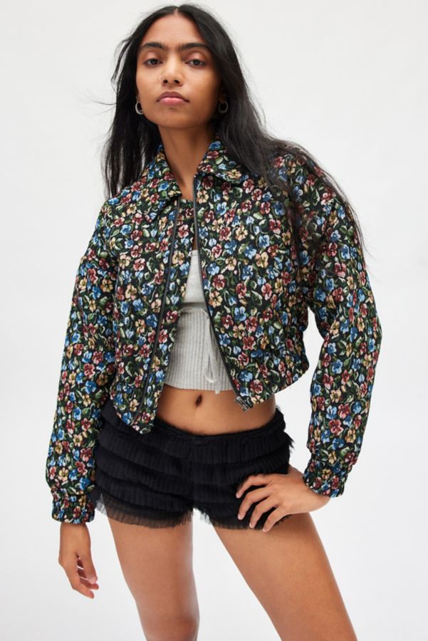 Slide View: 4: Kimchi Blue Evelyn Bomber Jacket