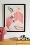 Thumbnail View 1: PrettyPainter Vintage Pink Bathroom Art Print