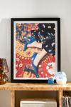 Thumbnail View 1: Pretty Painter Unwinding In Splendour Watercolor Art Print