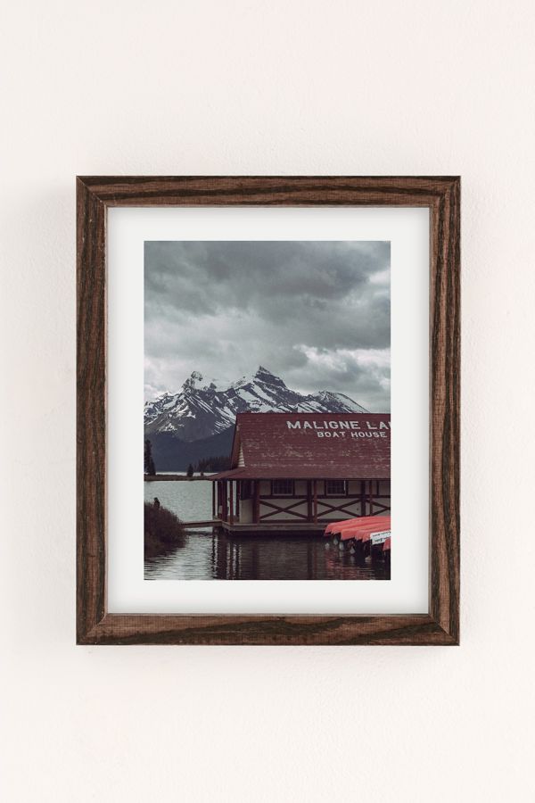 Slide View: 2: Bomba Maligne Lake Art Print