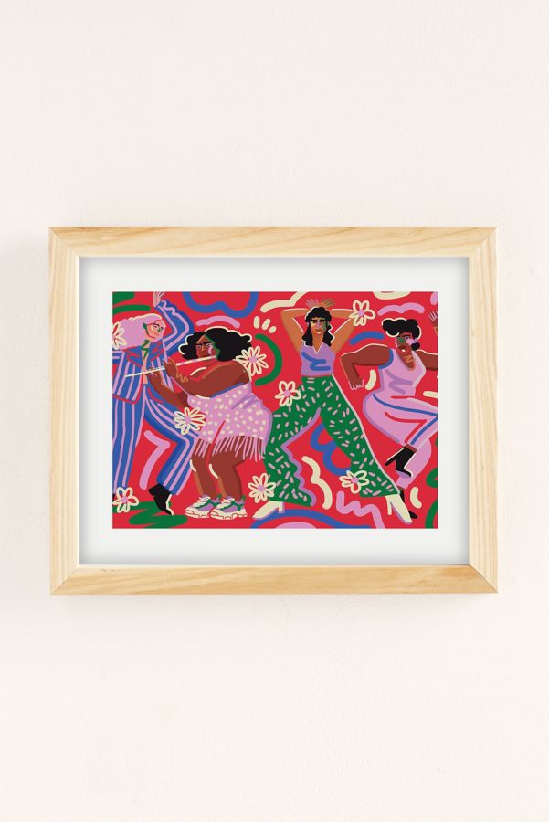 Slide View: 1: Niege Borges Party Art Print