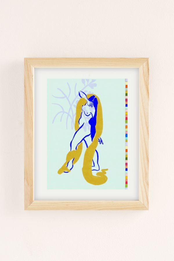 Slide View: 1: Mala Hora Matisse Inspired Nude Art Print