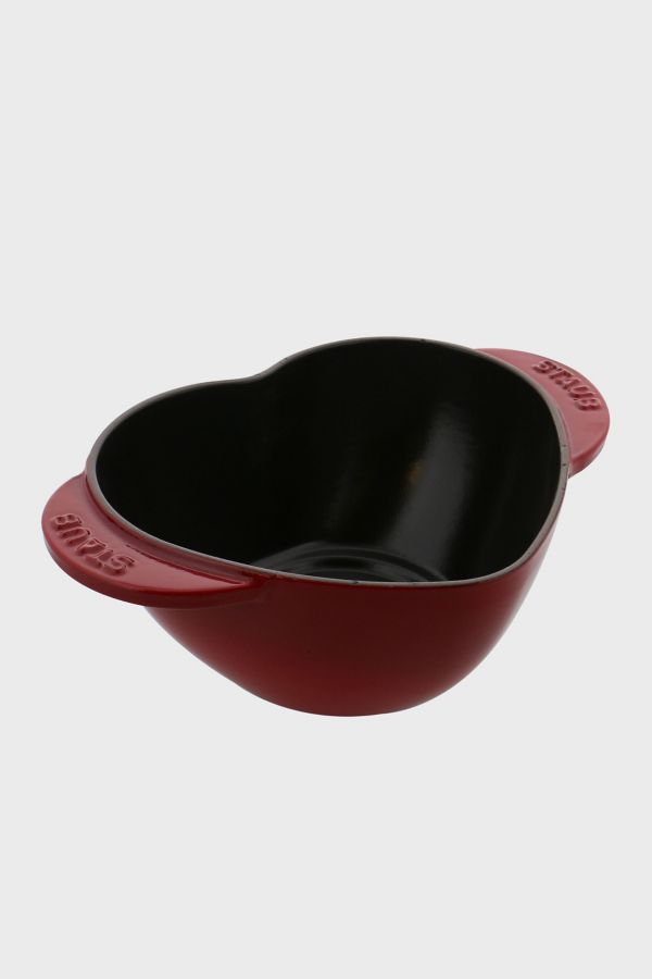 Slide View: 3: Staub Cast Iron 1.75-qt Heart Cocotte