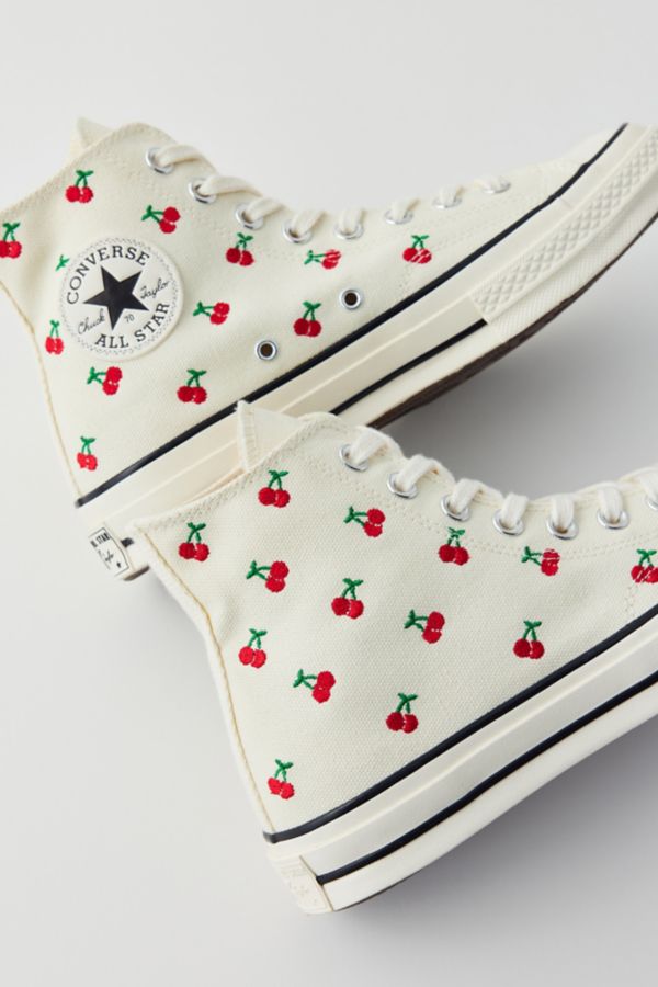 Slide View: 1: Converse Chuck 70 Cherries High Top Sneaker