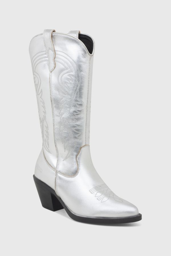 Slide View: 3: ROC Gaucho Leather Cowboy Boot