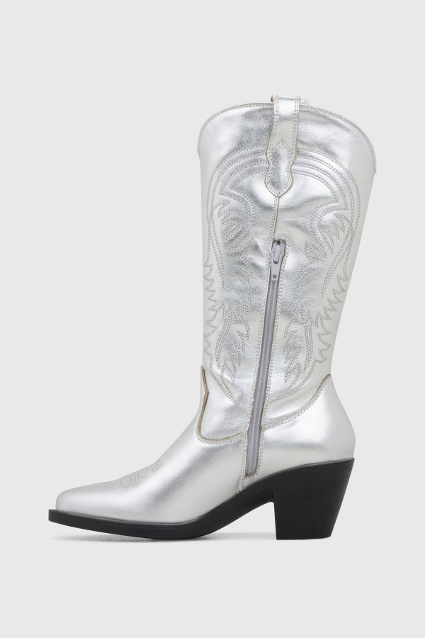 Slide View: 5: ROC Gaucho Leather Cowboy Boot