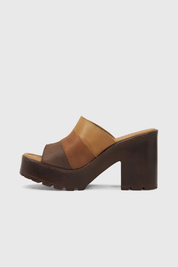 Slide View: 4: ROC Minx Leather Platform Mule