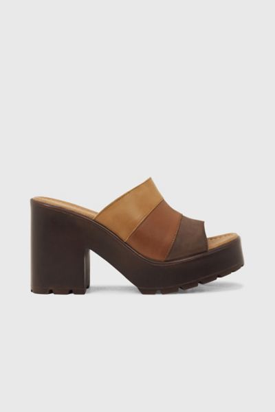 ROC Minx Leather Platform Mule