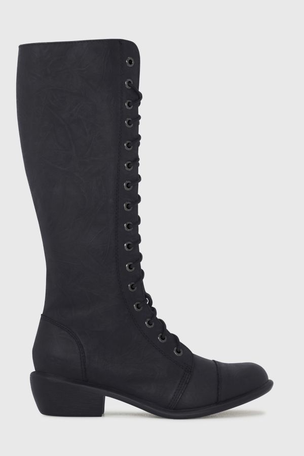 Slide View: 2: ROC Terrain Leather Knee-High Combat Boot