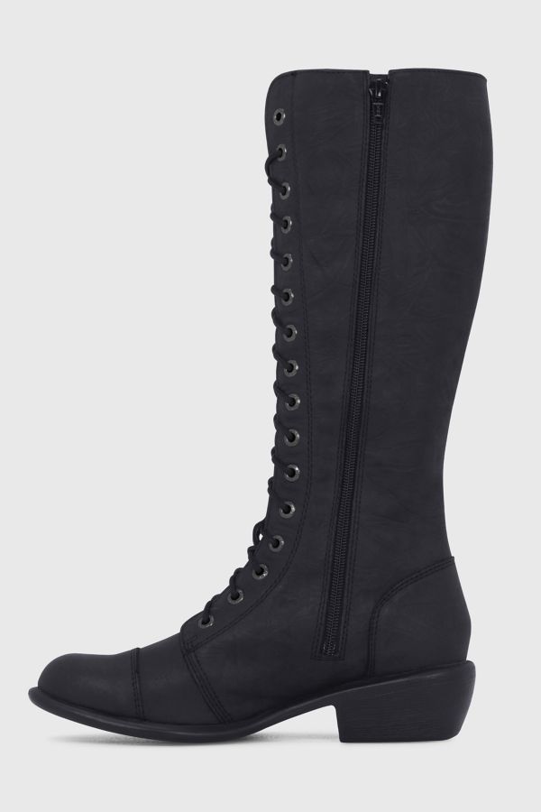 Slide View: 5: ROC Terrain Leather Knee-High Combat Boot