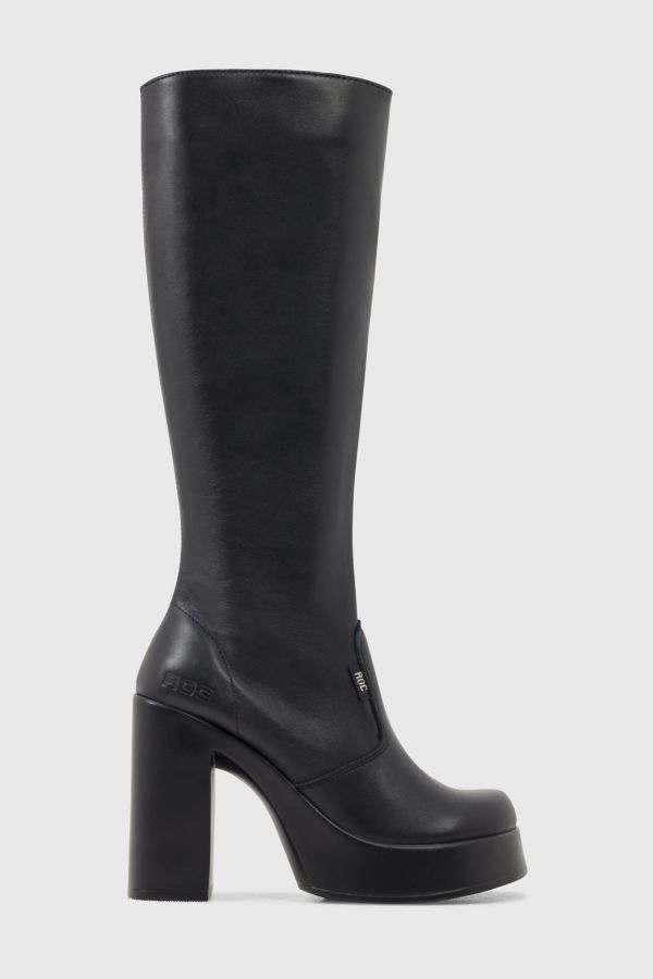 Slide View: 1: ROC Nebraska Leather Knee-High Boot