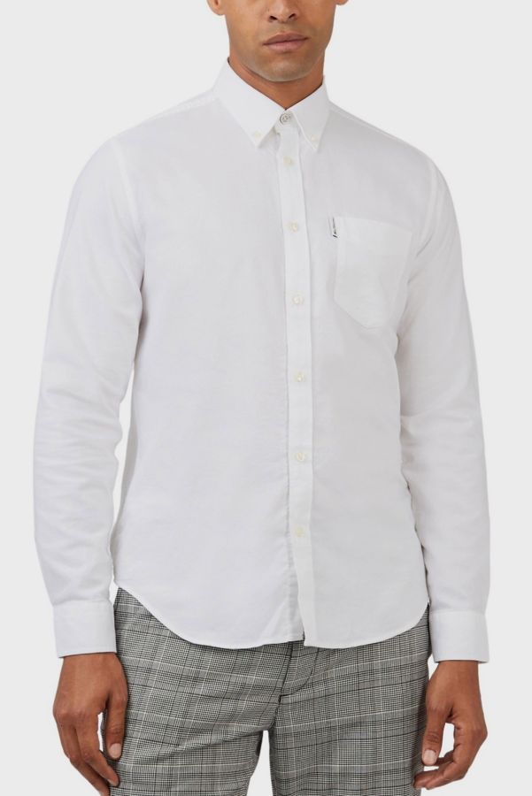 Slide View: 4: Ben Sherman Signature Organic Cotton Oxford Button-Down Shirt