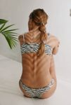 Thumbnail View 2: Aila Blue Alice Zebra Print Bikini Top