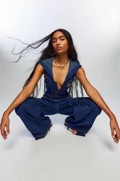 Lee X Angel Chen Denim Coverall Jumpsuit