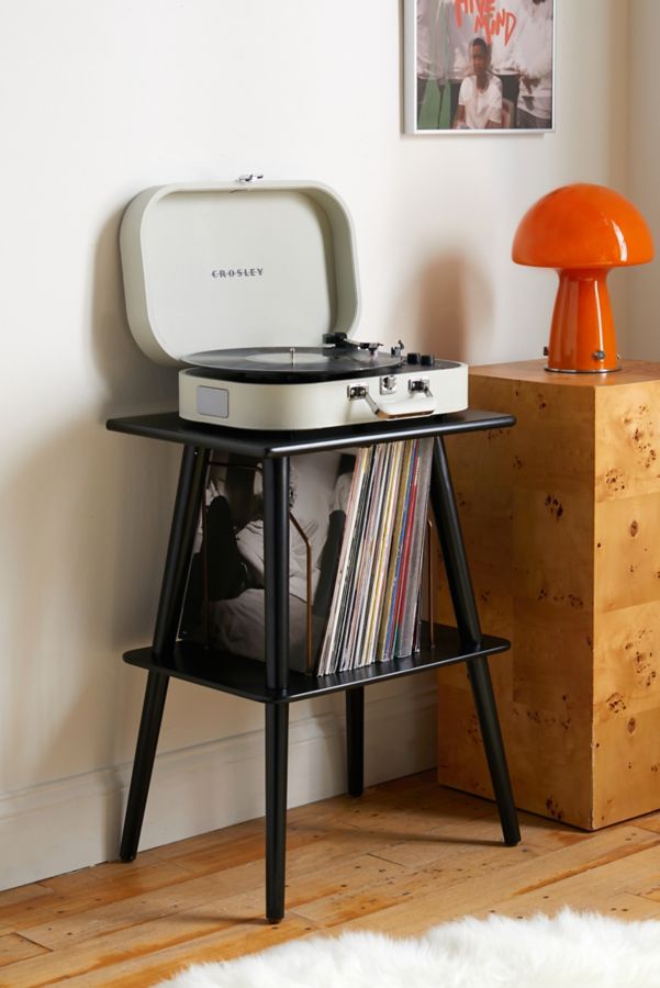 Slide View: 1: Crosley Manchester Record Player Storage Stand