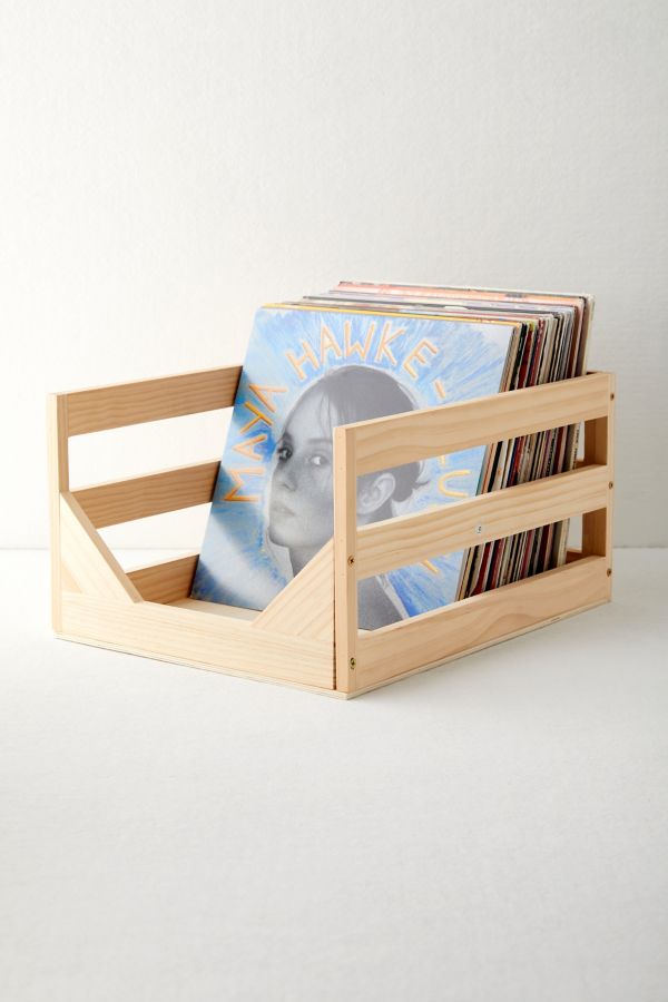 Slide View: 2: Crosley Vinyl Record Storage Crate