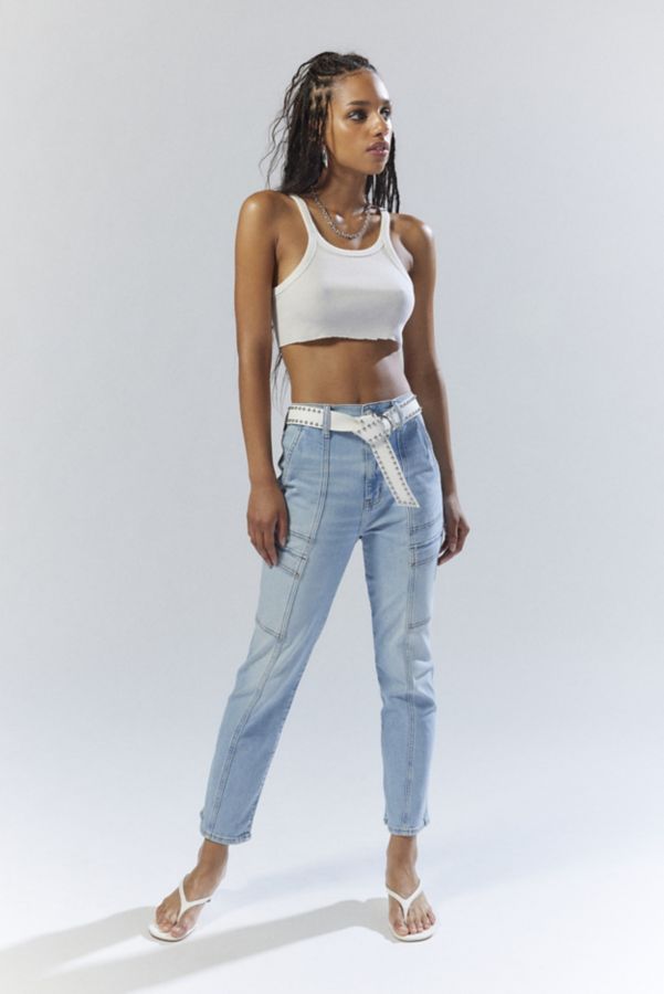 Slide View: 1: Daze Denim Straight Up Cargo Jean