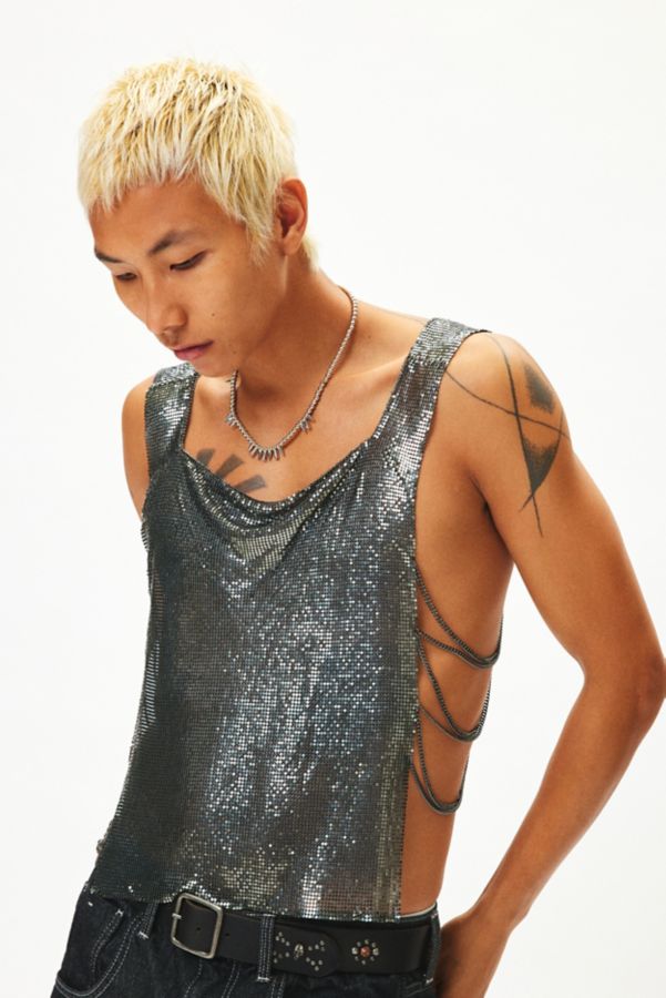 Slide View: 1: Troye Metal Tank Top