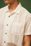 Thumbnail View 4: OBEY Sunday Woven Eyelet Short Sleeve Button-Down Shirt