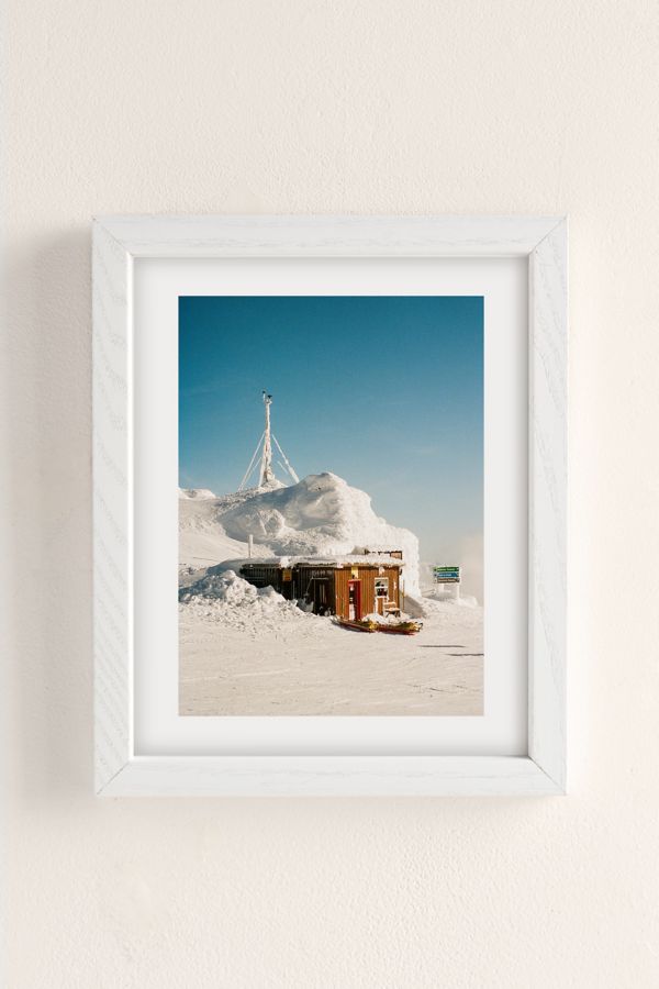 Slide View: 2: Reproduction artistique Ski Patrol Cabin Christie Fitzpatrick