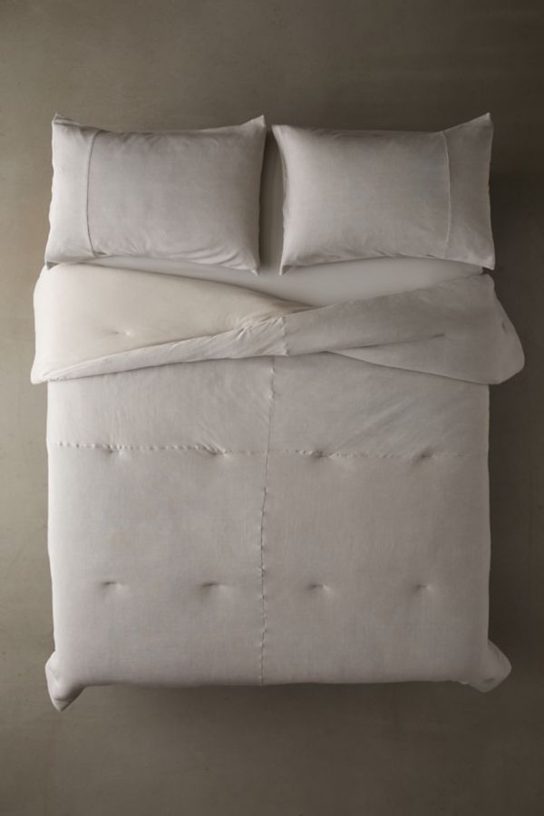 Slide View: 2: Faded Rib Comforter